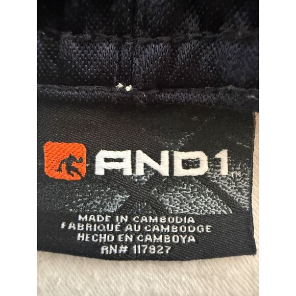 AND1 Mens 3x Basketball/workout Black Shorts - Picture 5 of 6